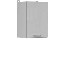 Wall cabinet JUNONA LINE G1D/40/57LP BRW light gray gloss